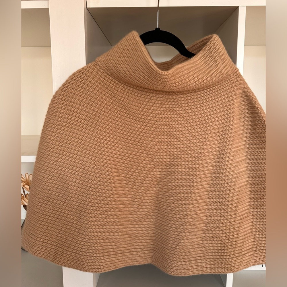 Ralph Lauren Camel Cowl Neck Kimono Sweater